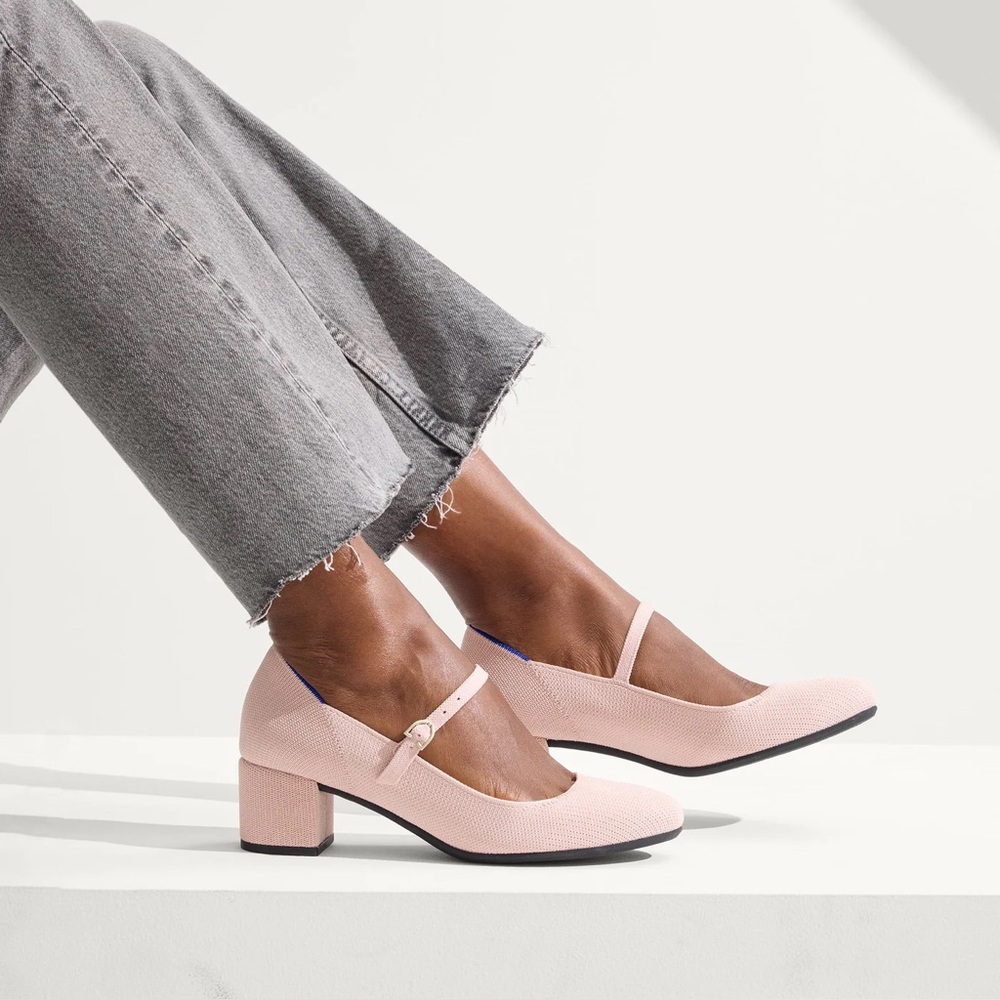 Rothy's Light Pink The Mary Jane Heel - Picture 2 of 6